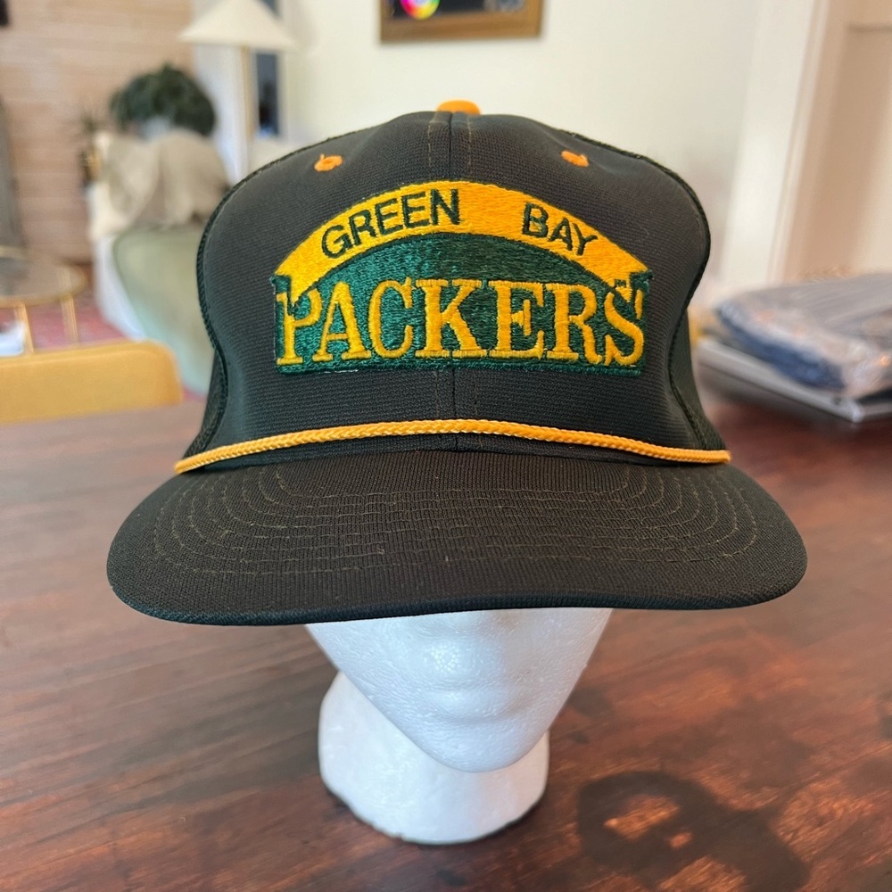 Vintage Green Bay Packers Officially Licensed Snapback Cap Hat NFL 80s EUC